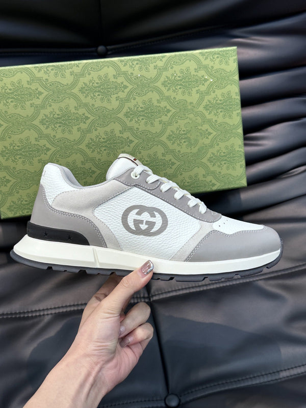 GG TRAINERS GREY WHITE