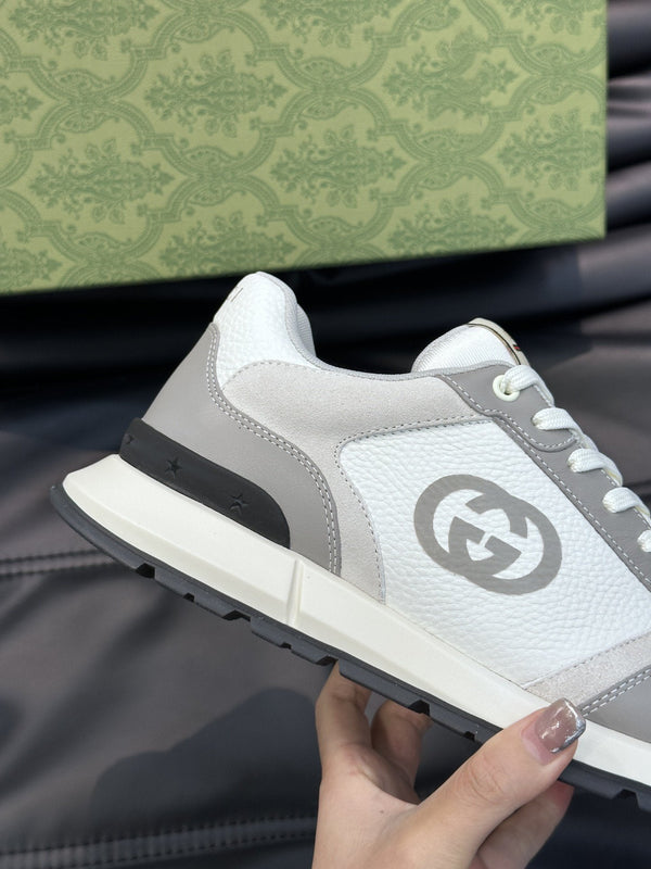 GG TRAINERS GREY WHITE