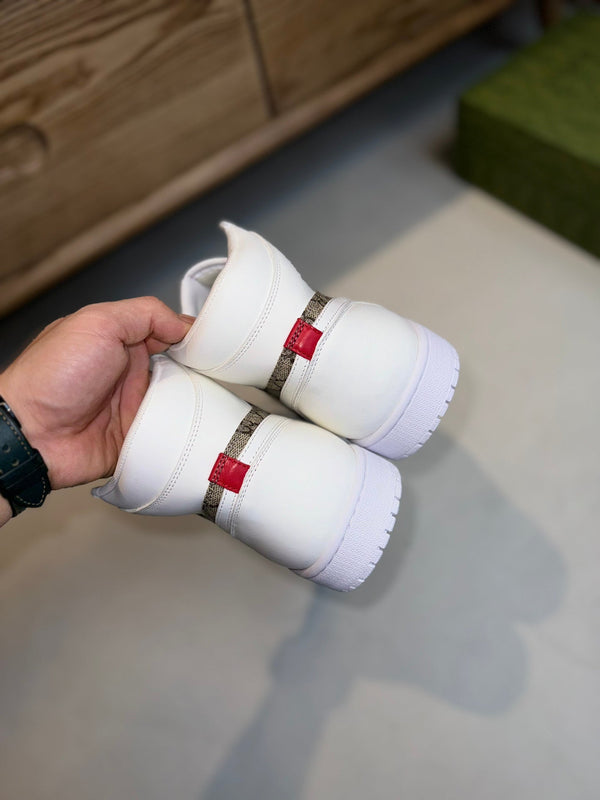 GG AIR JORDAN WHITE BROWN