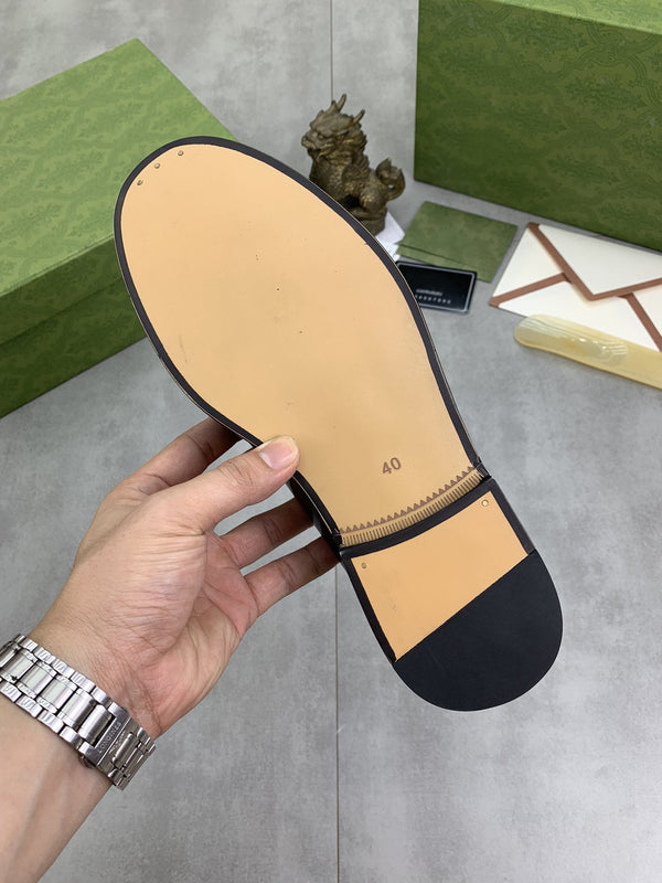 GG LOAFER MEN'S BROWN LEATHER