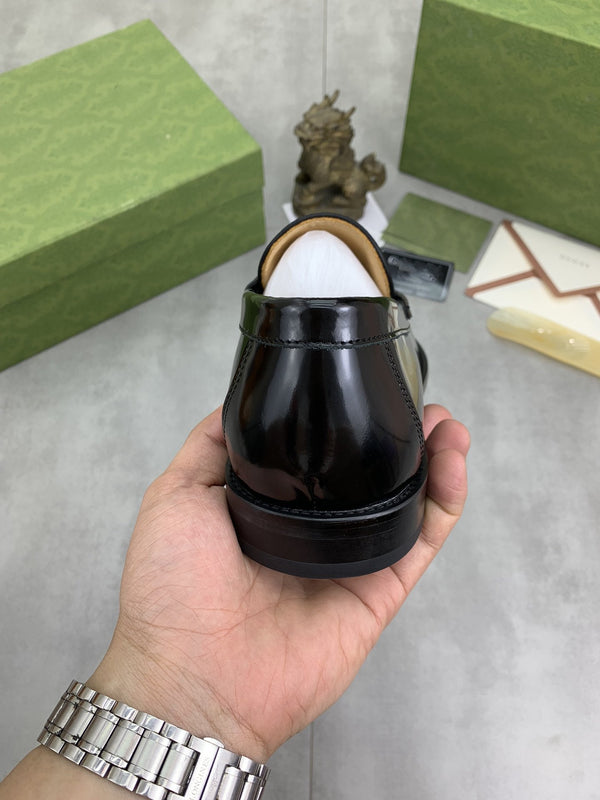 GG LOAFER MEN'S BLACK SMOOTH LEATHER