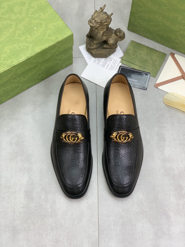GG MEN'S LOAFER BLACK COWHIDE
