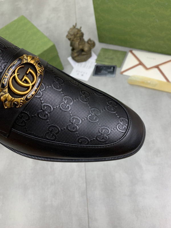 GG MEN'S LOAFER BLACK COWHIDE