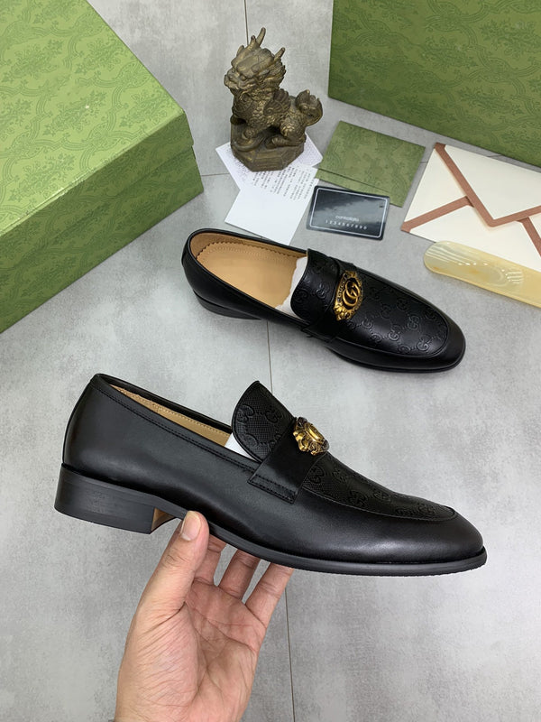 GG MEN'S LOAFER BLACK COWHIDE
