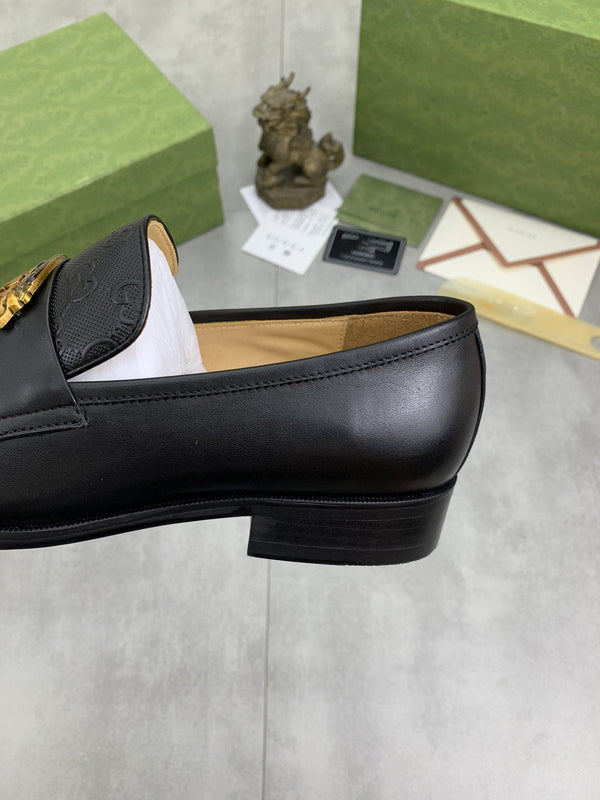 GG MEN'S LOAFER BLACK COWHIDE