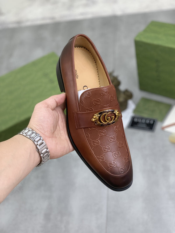 GG MEN'S LOAFER BROWN COWHIDE