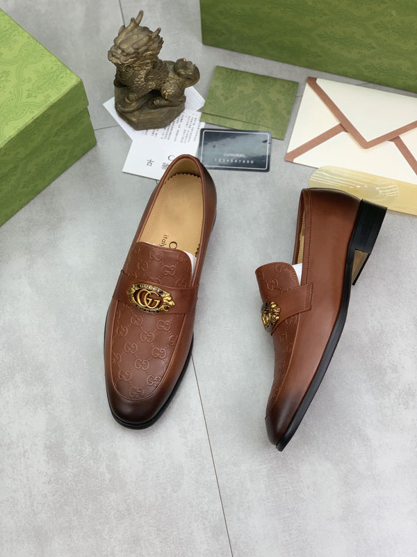 GG MEN'S LOAFER BROWN COWHIDE