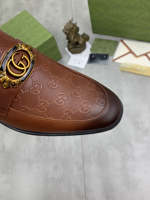 GG MEN'S LOAFER BROWN COWHIDE