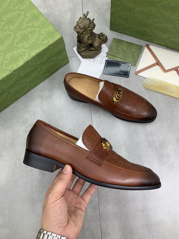 GG MEN'S LOAFER BROWN COWHIDE