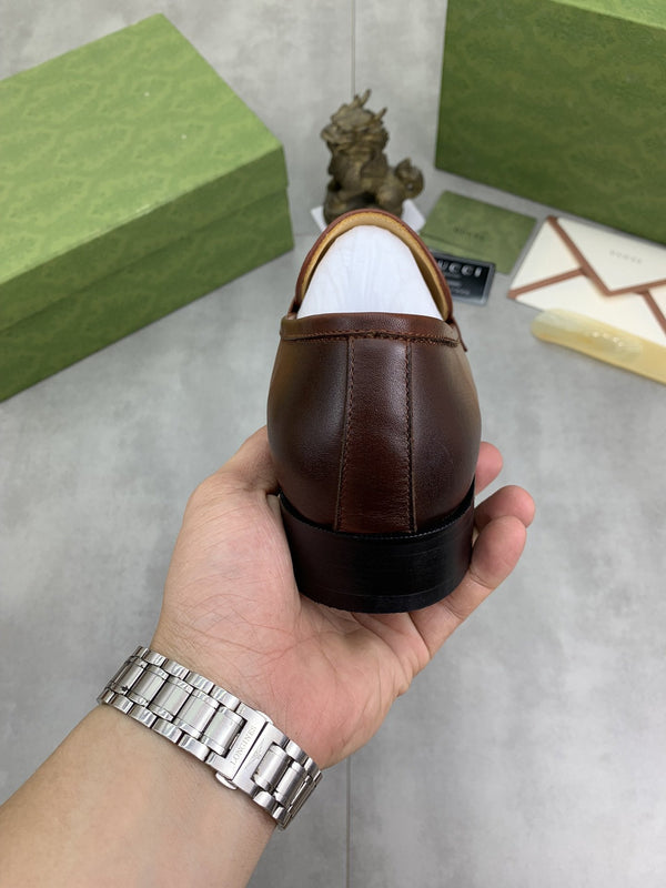 GG MEN'S LOAFER BROWN COWHIDE