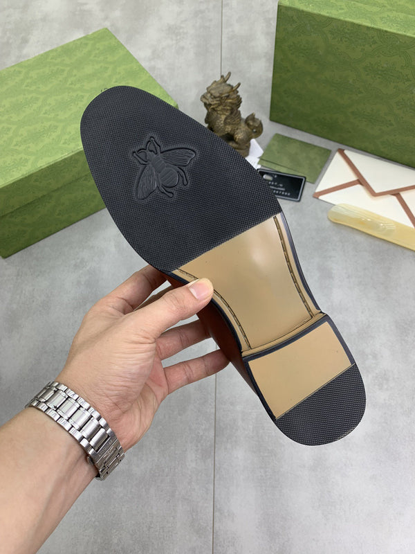 GG MEN'S LOAFER BROWN COWHIDE