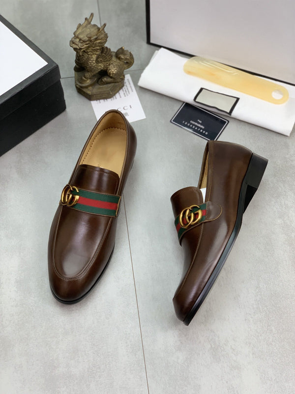 GG MEN'S LOAFER BROWN COWHIDE