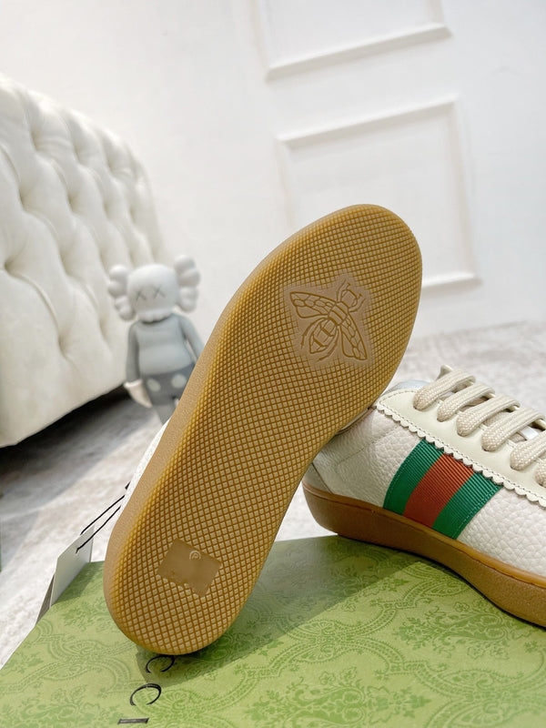 SNEAKERS GG ARDESIA PELLE BIANCA