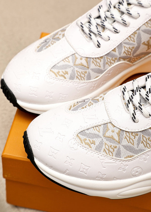 LV MEN'S CASUAL SPORTS SHOE MODEL WHITE