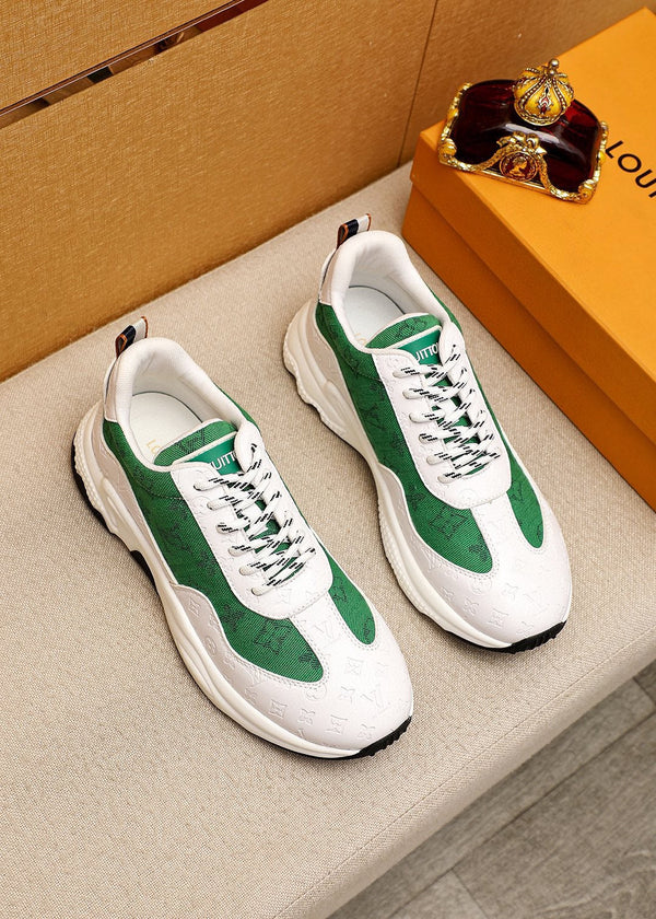 LV MEN'S CASUAL SPORTS SHOE MODEL GREEN