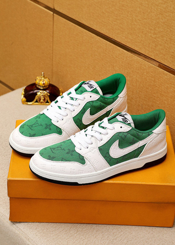AIR FORCE LV MONOGRAM SNEAKER WHITE GREEN