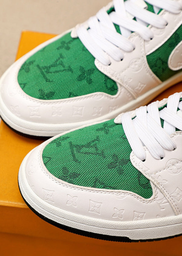 AIR FORCE LV MONOGRAM SNEAKER WHITE GREEN