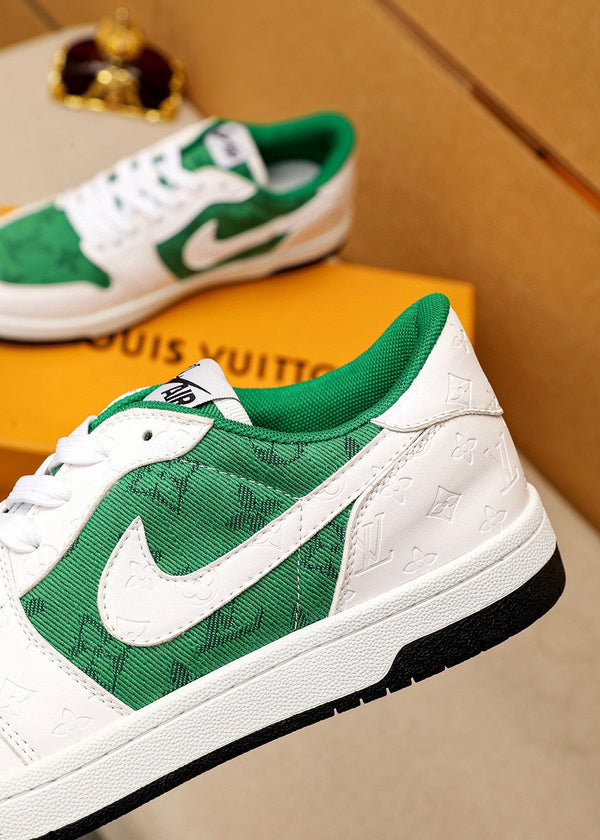 AIR FORCE LV MONOGRAM SNEAKER WHITE GREEN