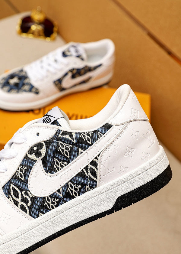 AIR FORCE LV MONOGRAM SNEAKER WHITE BLACK