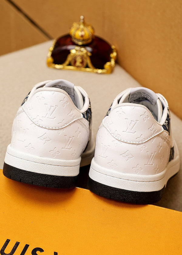 AIR FORCE LV MONOGRAM SNEAKER WHITE BLACK