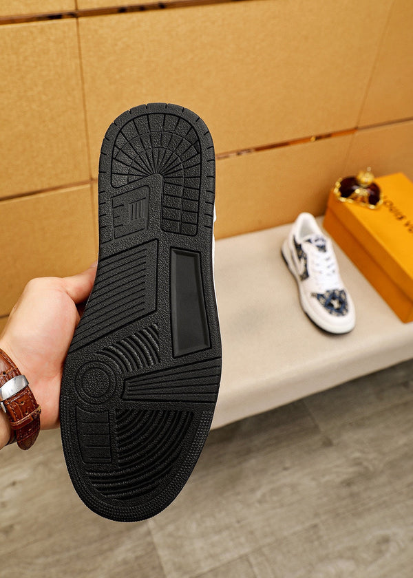 AIR FORCE LV MONOGRAM SNEAKER WHITE BLACK