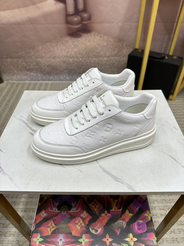LV MENS MATCH UP SNEAKER MONOGRAM WHITE