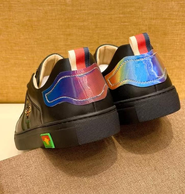 GG ACE EMBROIDERED BLACK BEE