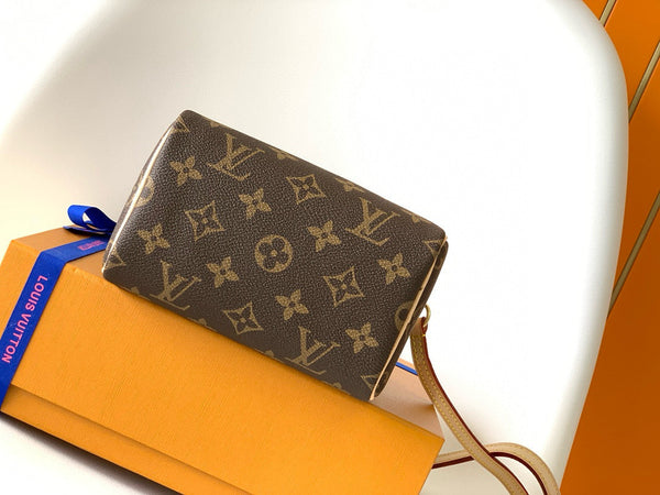 SPEEDY BANDOULIERE NANO 16CM MONOGRAM CANVAS