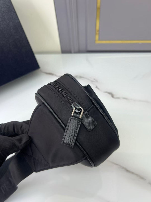Prada Black Re-Nylon belt bag