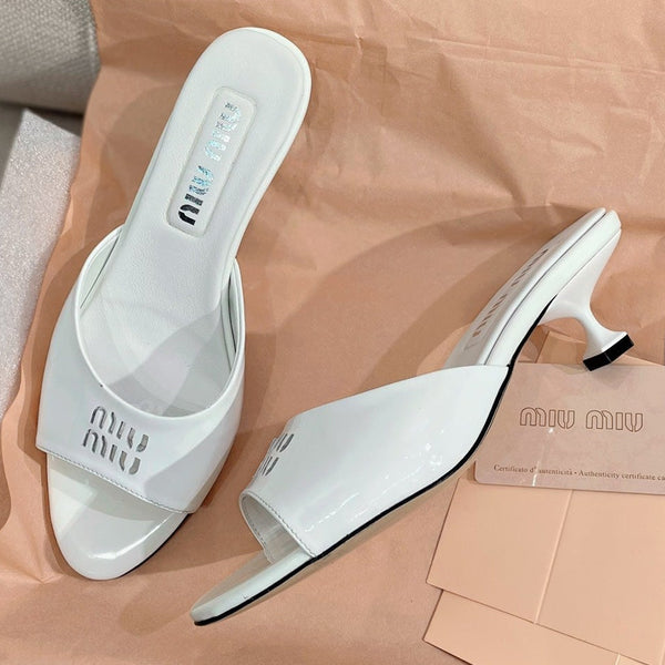 Miu 2026 Sandals 45mm Patent Leather 155493