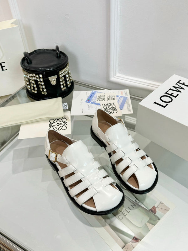 Loewe Campo Sandals Sheepskin