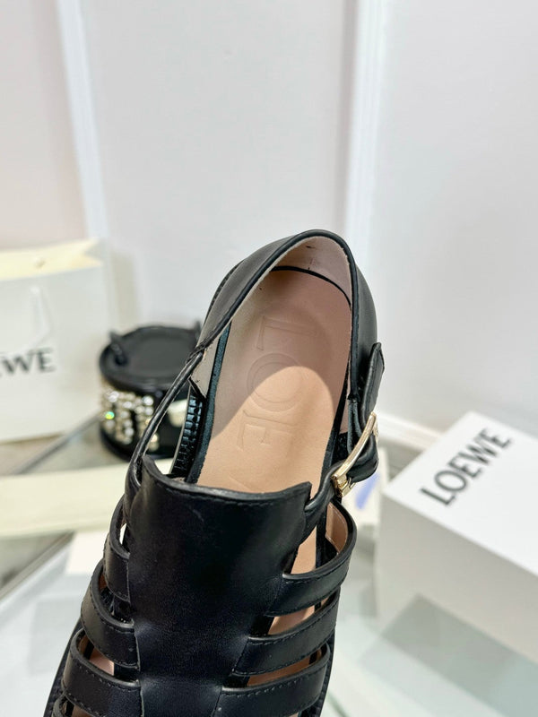 Loewe Campo Sandals Sheepskin