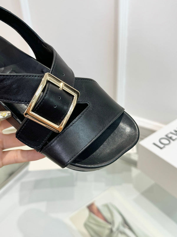 Loewe Ease Buckle Sheepskin Leather 246513