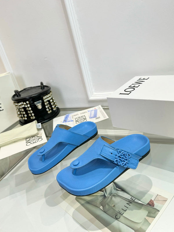 Loewe Ease Thong Muticolor Sheepskin