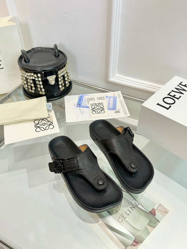 Loewe Ease Thong Muticolor Sheepskin