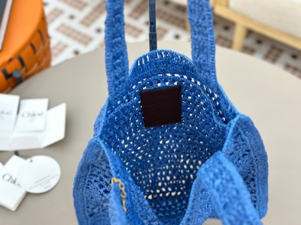 Chloe Summer Banana Bag 33cm Summery Raffia