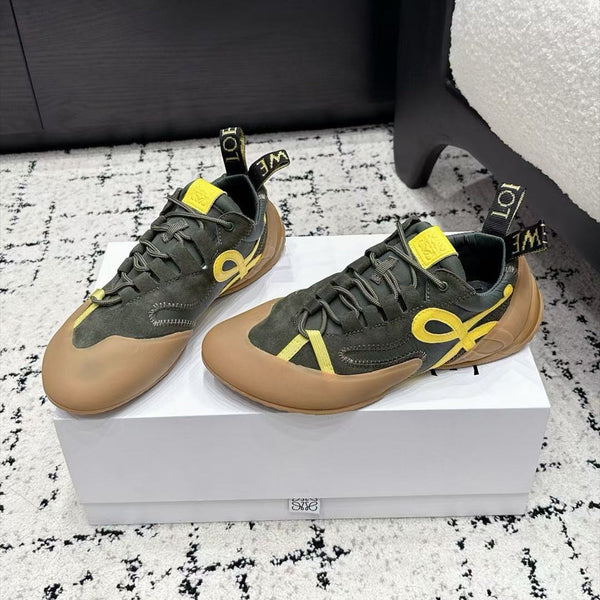 LW 26FW Climbing Sneakers Logo Detail Suede Leather 158196
