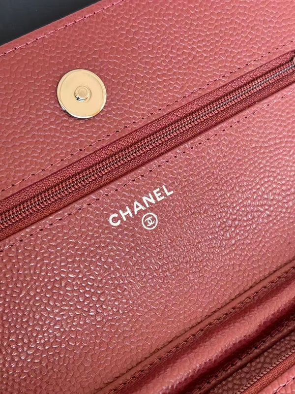 CC Classic WOC 19cm Burgundy Caviar Leather
