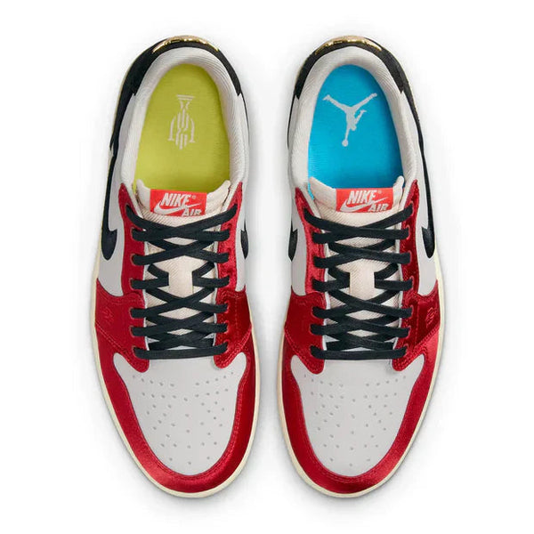 Trophy Room X Air Jordan 1 Retro Cuir Suédé Blanc Rouge Noir