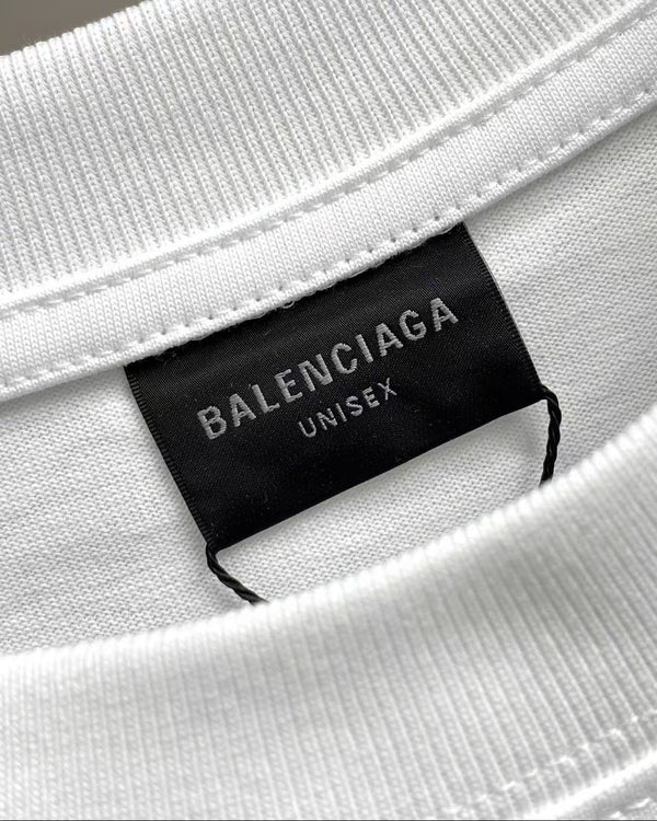 T-shirt oversized à manches longues en coton Balenciaga 3B Sports Icon