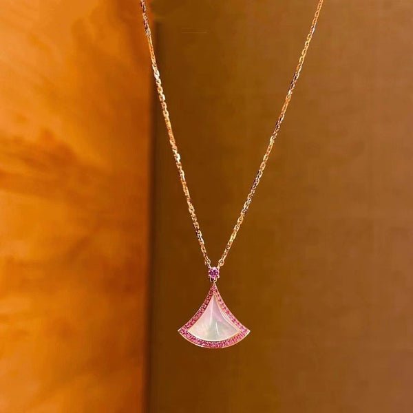 COLLANA DA SOGNO MOP DIAMANTE ROSA