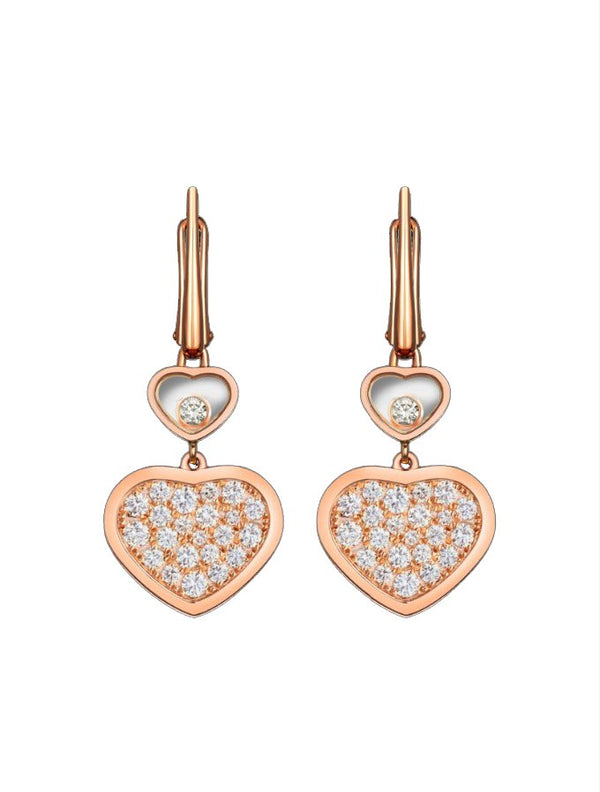 HAPPY HEART EARRINGS FULL DIAMOND