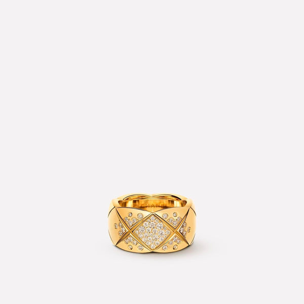 ANELLO CRUSH 10MM ORO DIAMANTE