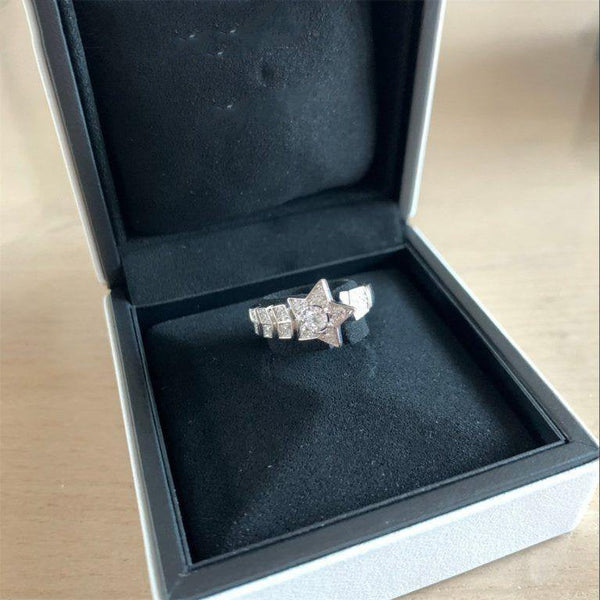COMETE RING SILVER DIAMOND