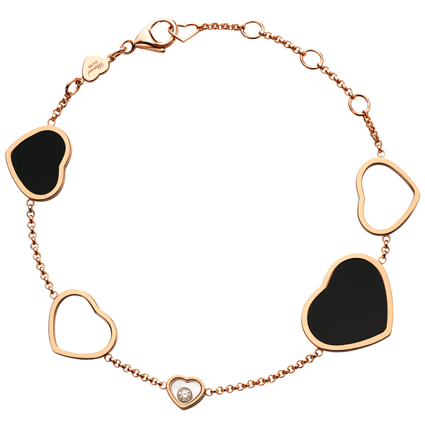 BRACCIALE HAPPY HEART ONICE ORO ROSA