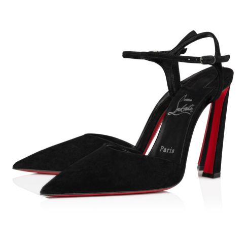 CL Condora Riviera 100 mm Pumps Veau Velours Black