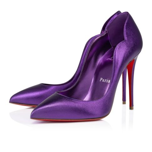 CL Hot Chick 100 mm Pumps Nappa Pelle Jacaranda
