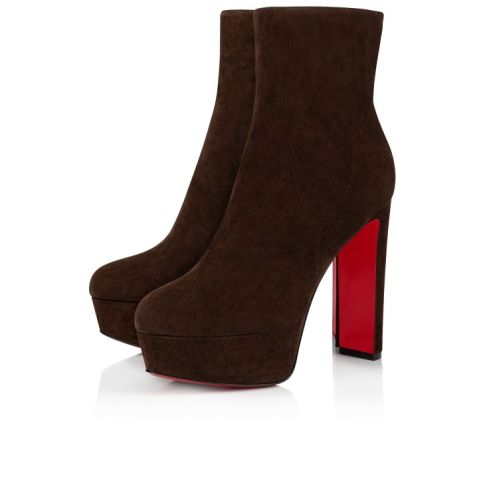 CL Loo Booty 130 mm Low Boots Veau velours Cosme