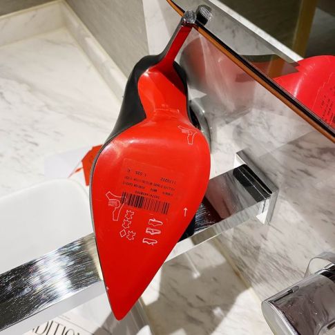 CL Pigalle Plato Pumps 100mm Nappa Leather Black