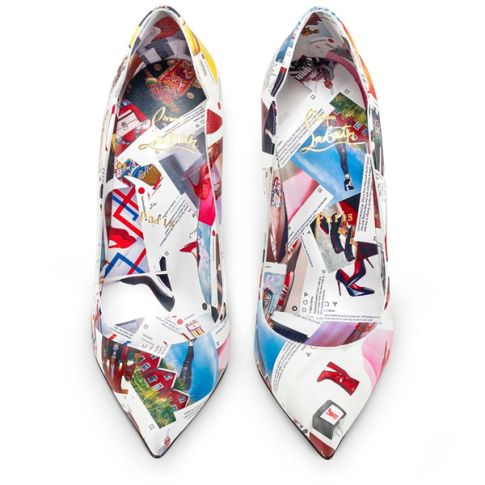 CL Pumps Hot Chick 100 mm Multi/lin Multi Calf